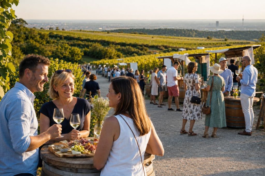 Genussmeile Thermenregion 2026: Route, Anreise, Shuttle & Wein