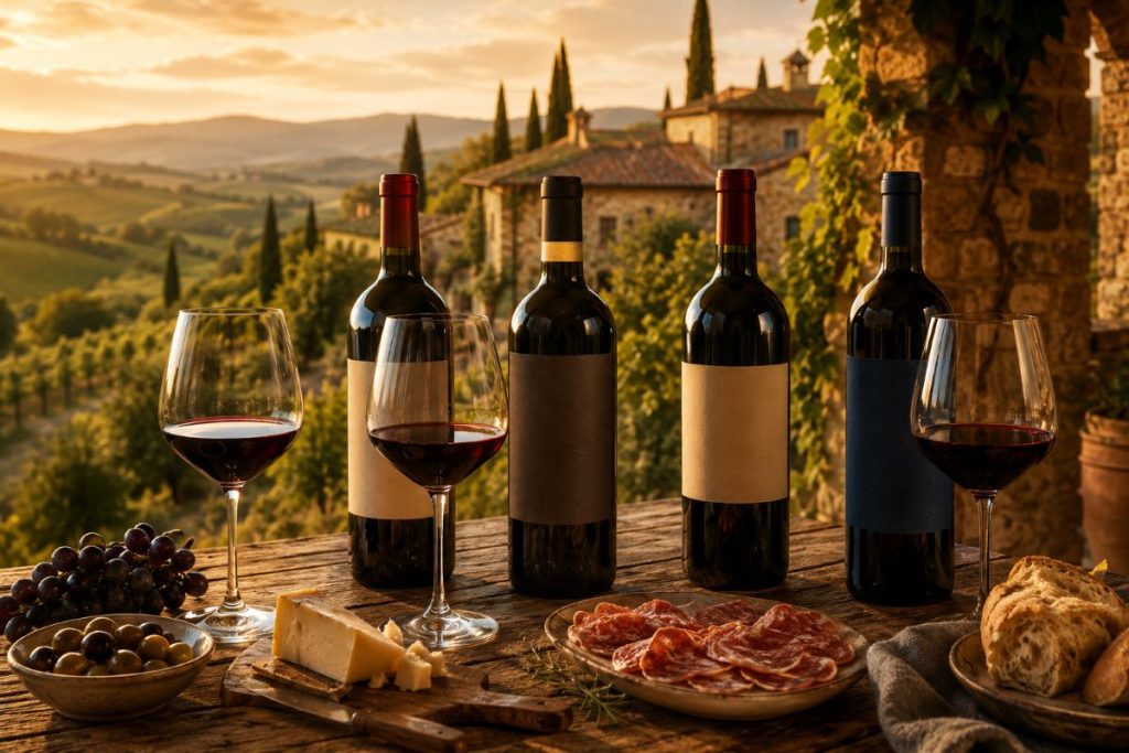 Toskanischer Rotwein richtig auswählen: Chianti, Brunello, Bolgheri & Sassicaia