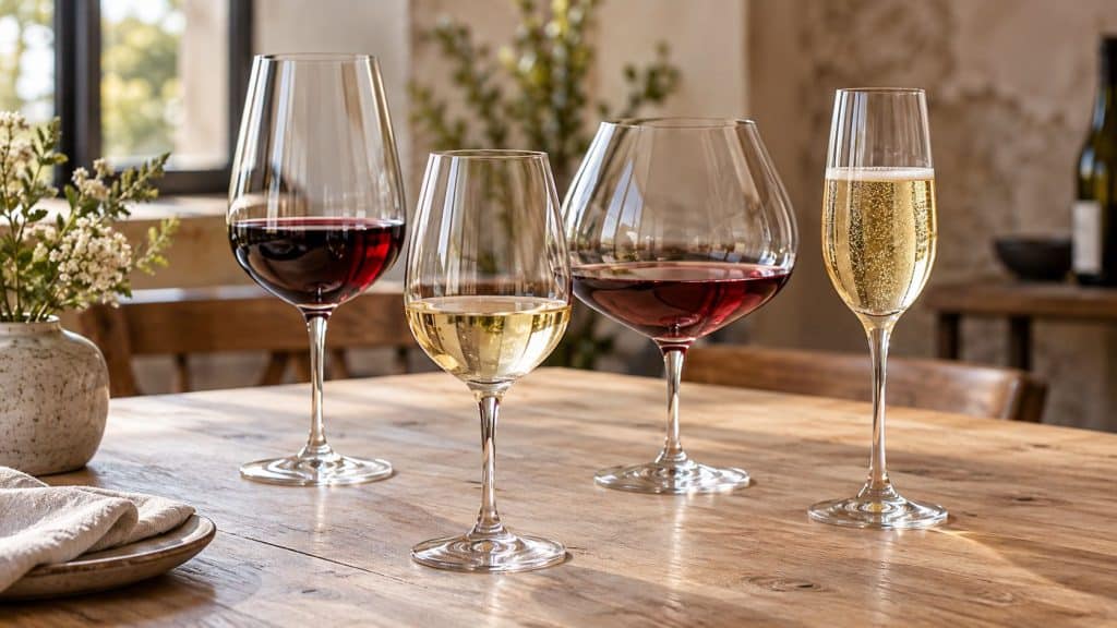 Weingläser richtig auswählen: Universalglas, Bordeaux-, Burgunder- oder Schaumweinglas?